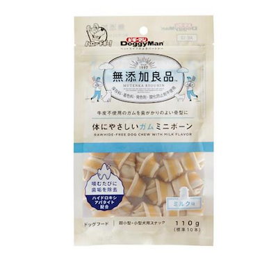 他サイト： ドギーマン 無添加良品 体にやさしいガム ミニボーン 110g (標準10本) 2個セットの商品画像