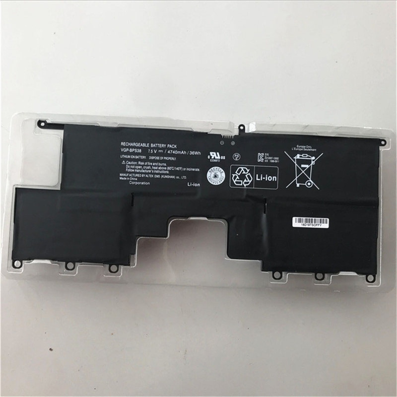VGP-BPS38 適用 for SVP132A1CL SVP13 PRO11 PRO13 VGP-BPS38 36Wh/4740mAh 修理互換用 バッテリー 427-Yk386