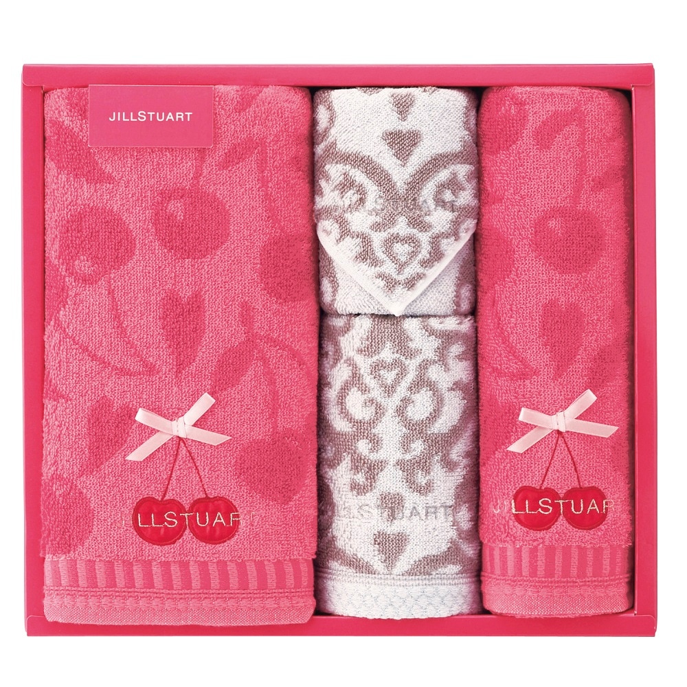 プティスリーズ タオルセット 58-3159500 114-B112 さくらんぼ リボン ふんわり ラッピング無料 のし無料 ギフト セット B41