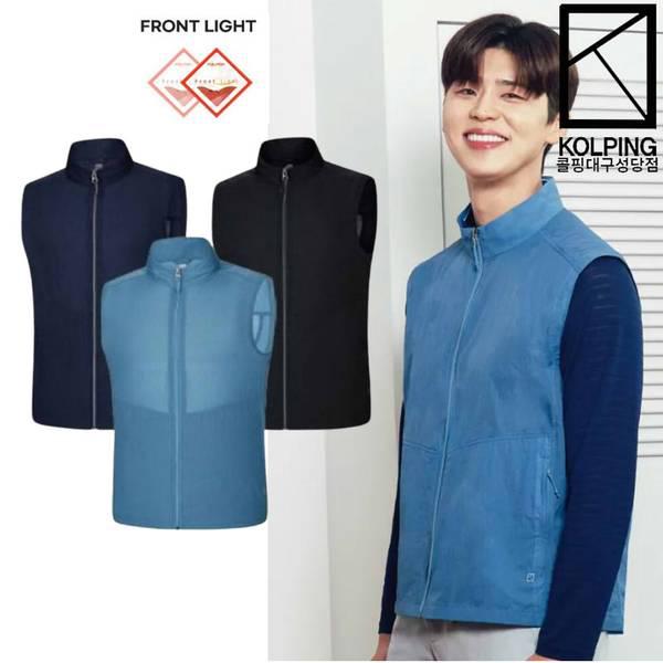 男性春夏背中メッシュ軽量涼しいベストKVV0280Mルーベ