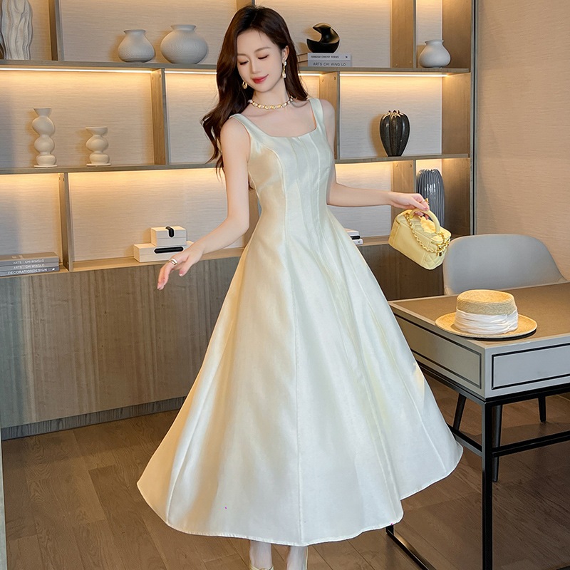 【JY.上品】 夏 キャミワンピース Aライン ドレス パーティー キャバ 大人 同窓会 披露宴 卒業式 結婚式 演奏会 ウェディング 二次会 メガ割