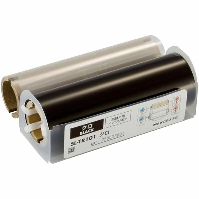 ビーポップ 100タイプ用 詰替え用インクリボン 標準色 60m 黒 SL-TR101クロ