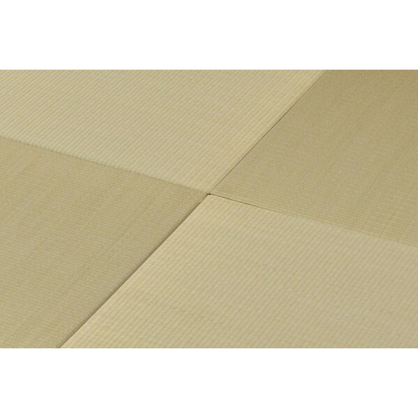 159056032 すき間のできにくい小型置き畳 王騎 同色6枚組 65×65×2.5 ナチュラル メーカー直送