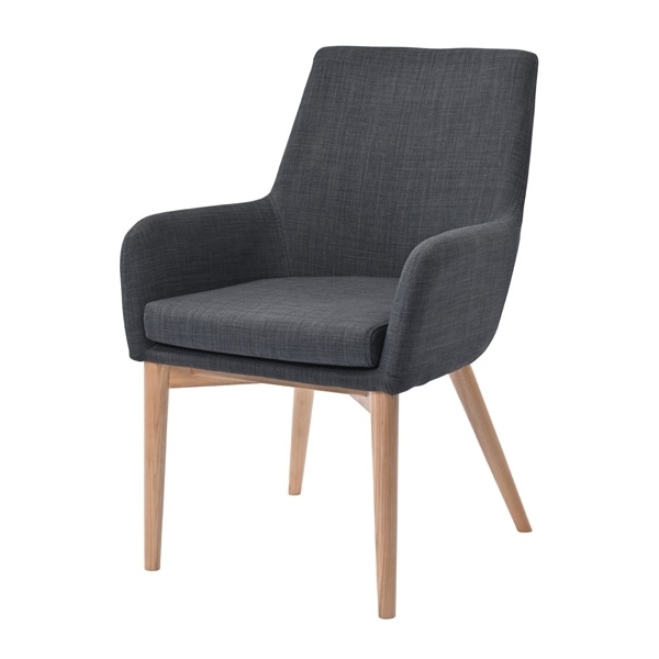 L-C313DG ダークグレー zagoシリーズ(Breeze内) [ダイニングアームチェア] メーカー直送