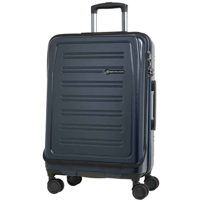 SKYNAVIGATOR　フロントオープンキャリーケース SKY NAVIGATOR(スカイナビゲーター) ネイビー [TSAロック搭載 /約57L /5泊～1週間]　SK083956NV