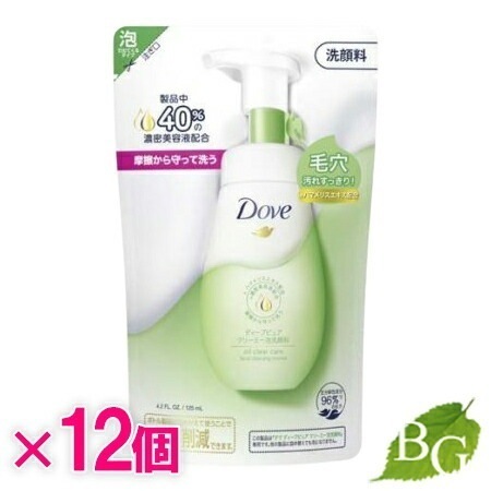 【送料無料】ダヴ Dove ディープピュア クリーミー泡洗顔料 詰替 125ml12個セット