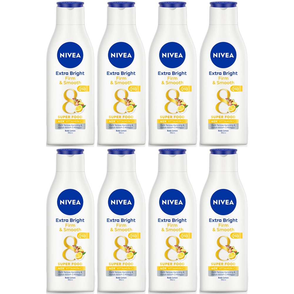 まとめ買いセット Extra Whiteシリーズ ボディローション 190ml x ８本 Firm & Smooth 海外直送品