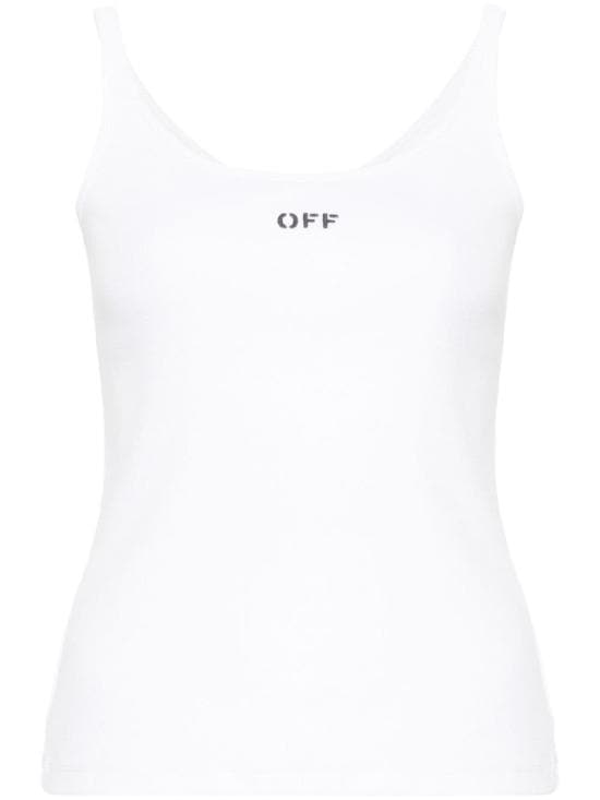 OFF WHITE Women Tops OWAD072C99JER002 0110 WHITE BLACK