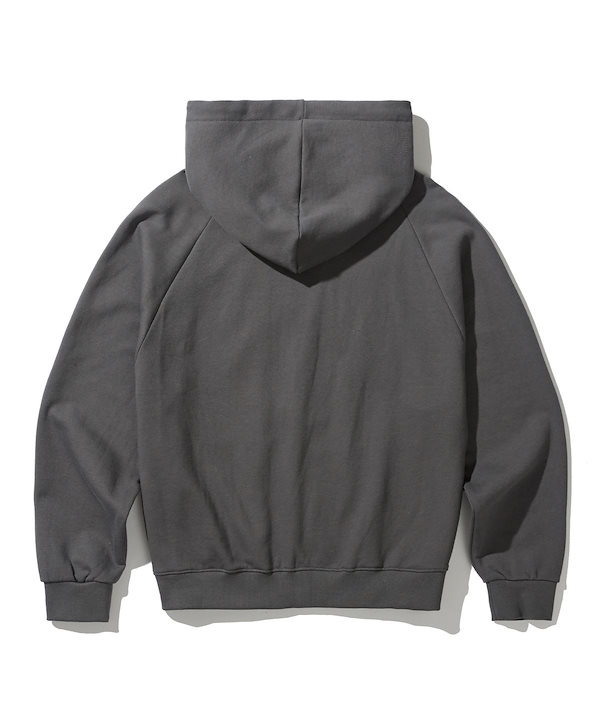 ILLIGO 129 Logo Patch Hood Zip-Up ライトグレー 129 LOGO PATCH HOODIE ZIP-UP LIGHT GREY - illigo | 60