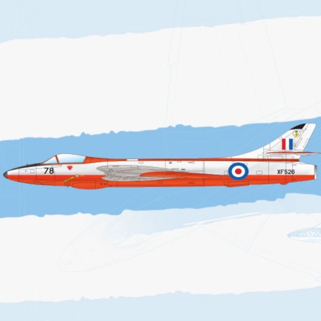 [1/48スケール]ホーカーハンター F.7 / FGA.9,アカデミープラモデル #12312