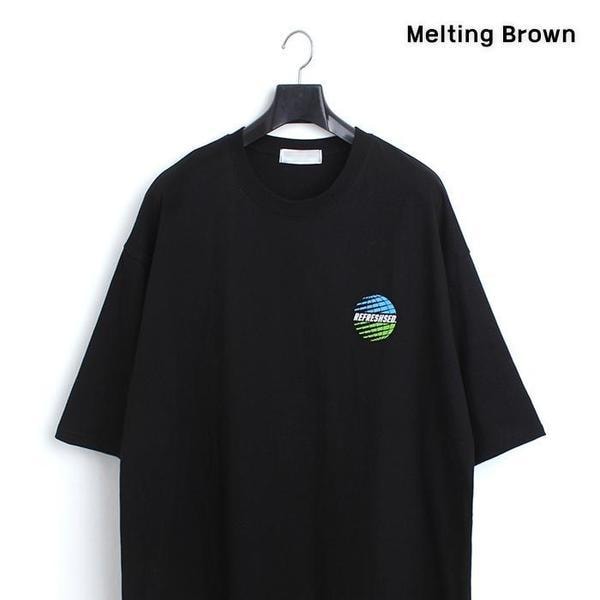 男性蛍光半袖男性夏用半袖Tシャツ rf3