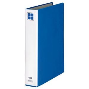 2021年のクリスマス 片開きパイプ式ファイルE TANOSEE （まとめ） A4タテ 15セット 1冊 青 背幅56mm 300枚収容 ファイル
