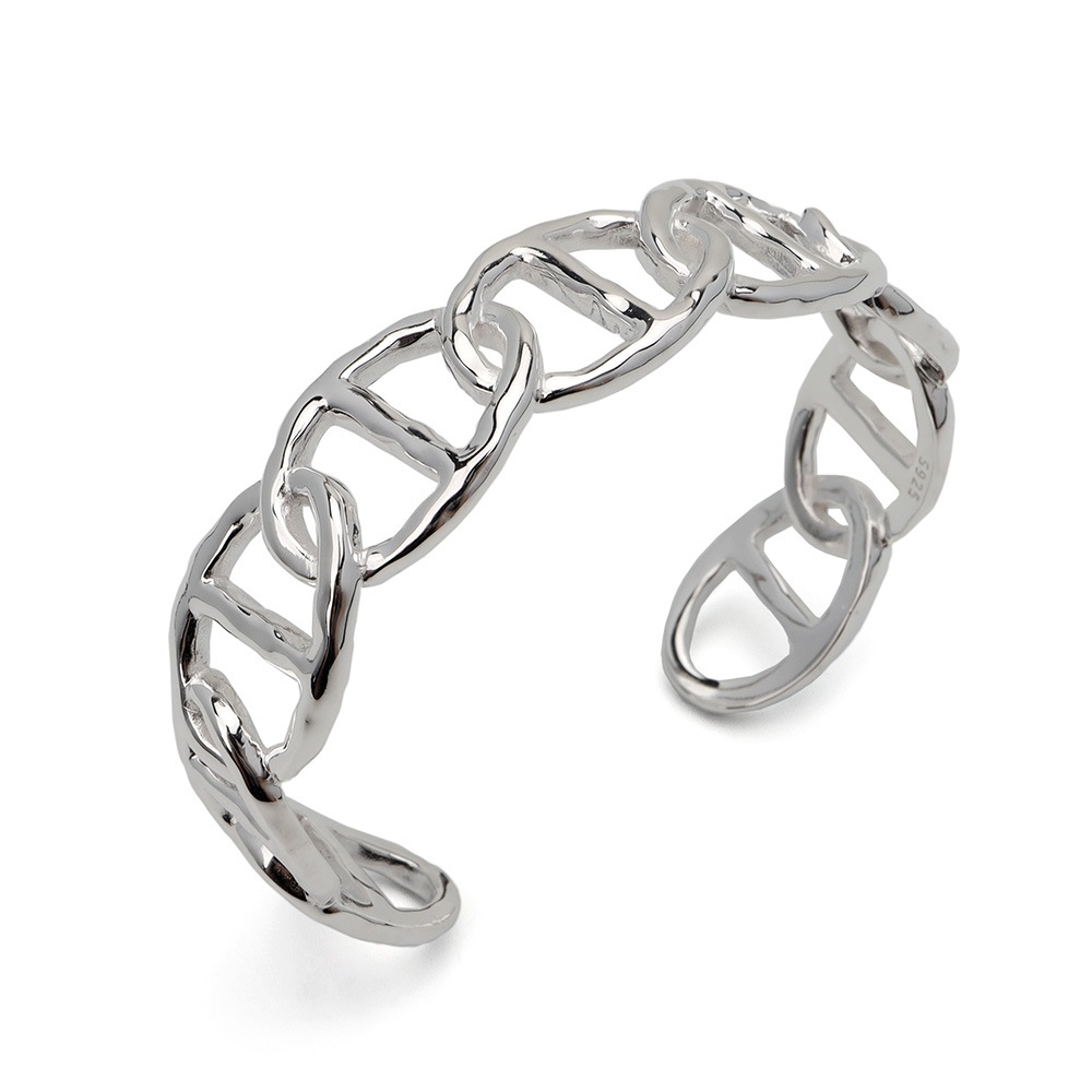 シルバー925 アンカーチェーンバングル [cb093]ブレスレット