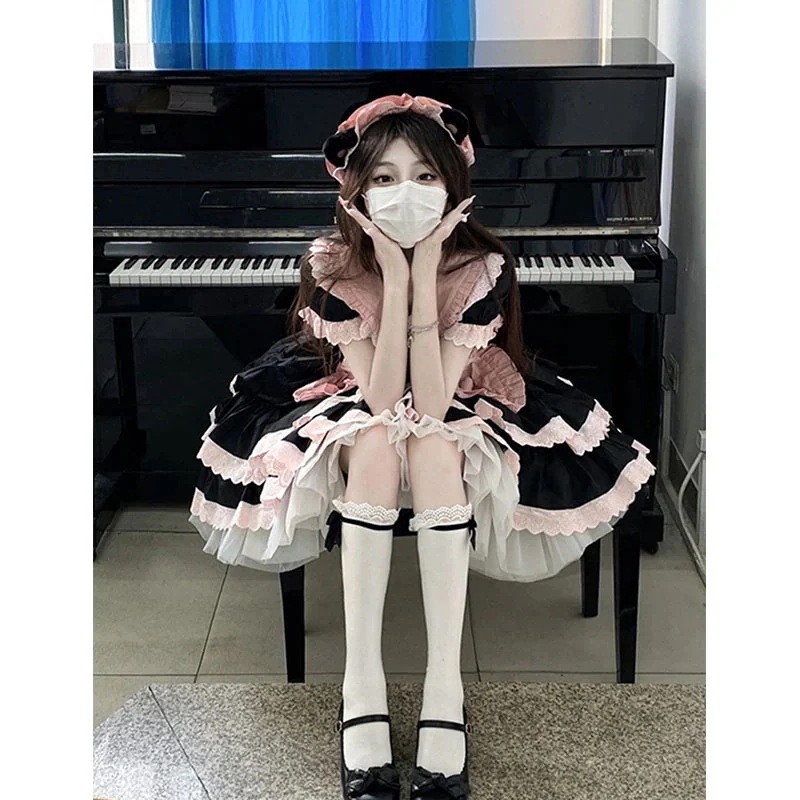 高貴でエレガントなロリータドレス スウィートメイドロリータ