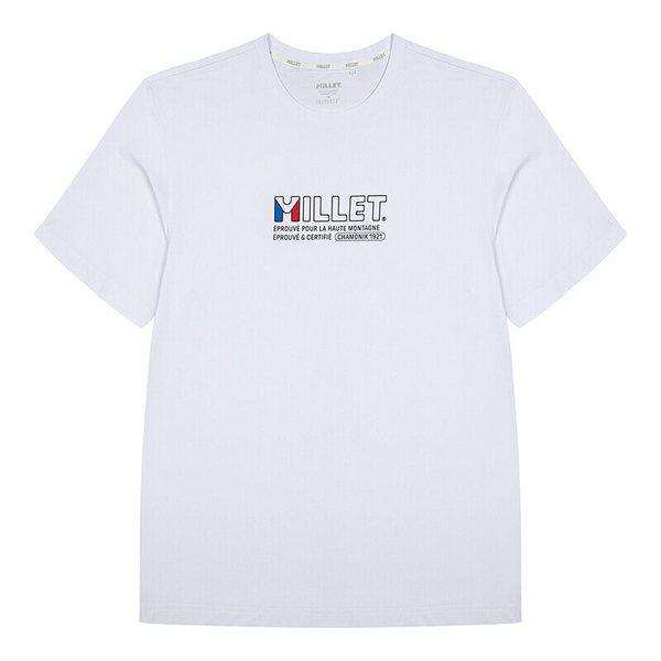 メンズ夏のアウトドア日常用カジュアルMTドライ半袖Tシャツ ホワイト_CC
