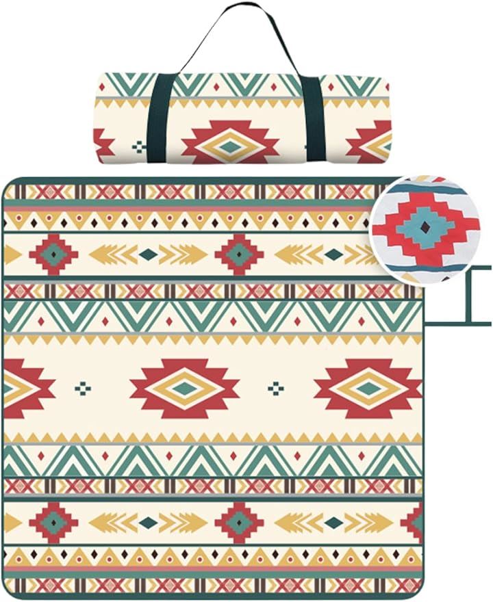 便利 レジャーシート 大判 厚手 200x200 防水 ピクニックシート 洗濯可 大人4人～6人用 3層構造 軽量(ブルネイ 200x200, 200 x 200 cm (正方形))