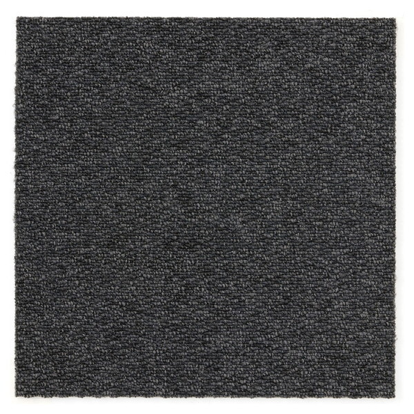 スミノエ 13286897-10 タイルカーペット フローループ 40cm×40cm ブラック 洗える 防音 10枚入 メーカー直送
