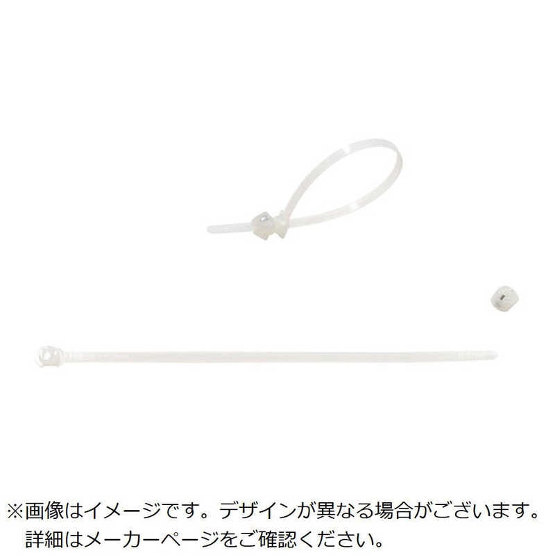 ABB TY-Rap ブラインドヘッド結束バンド ブラインドヘッド結束バンド標準(ナチュラル色)(小袋)幅3.6X長さ160mm100本入り TYG534M