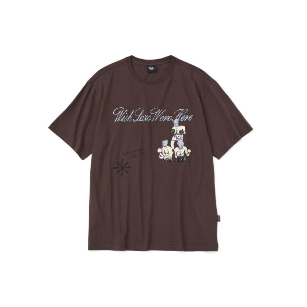 WMC Mask Boxer T-shirt BROWN O-MOBAS5M63725