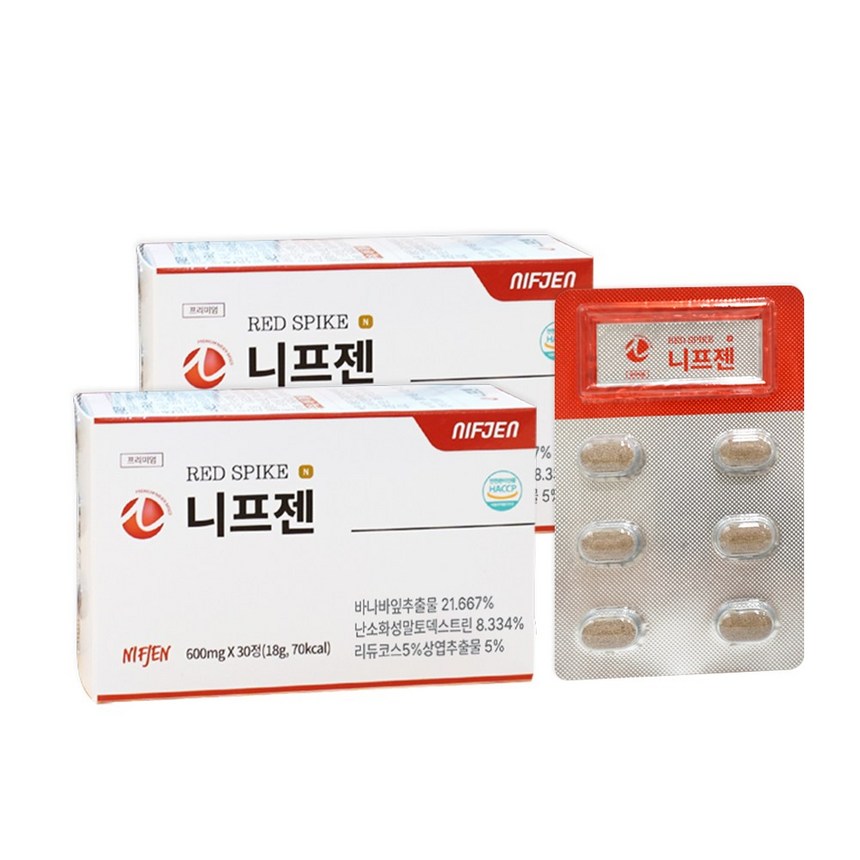 【1+1】 ニフゲン スパイク プレミアム 600mg, 30錠