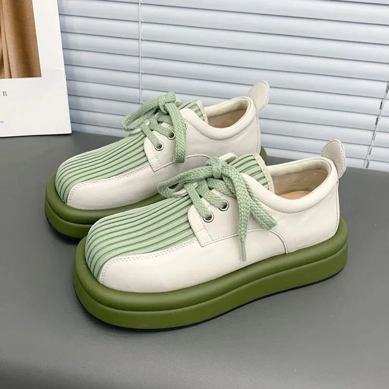 の新入荷イギリス風厚底の小さな靴新作復古学院風パンケーキ靴にくつをはかせる