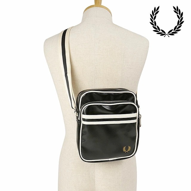 クラシックサイドバッグ [L8258-D57] 3L CLASSIC SIDE BAG メンズ・レディース 鞄 ショルダーバッグ TPU BLACK/ECRU