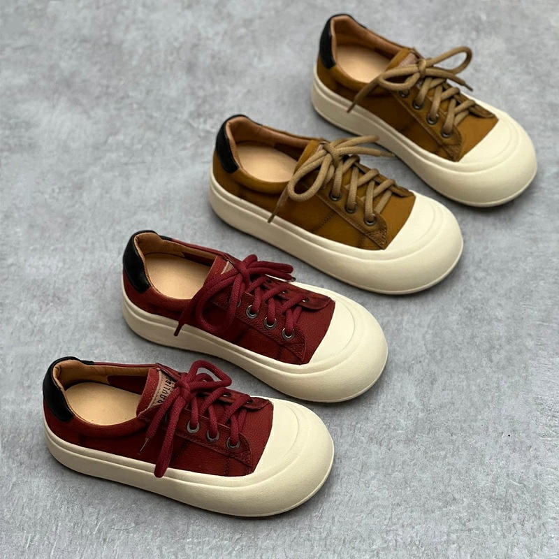 美脚スニーカー 厚底 カジュアル フラットシューズレディース 女の子 学生 スクール靴本革 婦人靴 シューズ 通勤 通学 軽量 歩きやすい 履きやすい 痛くない 春夏秋 7,594円