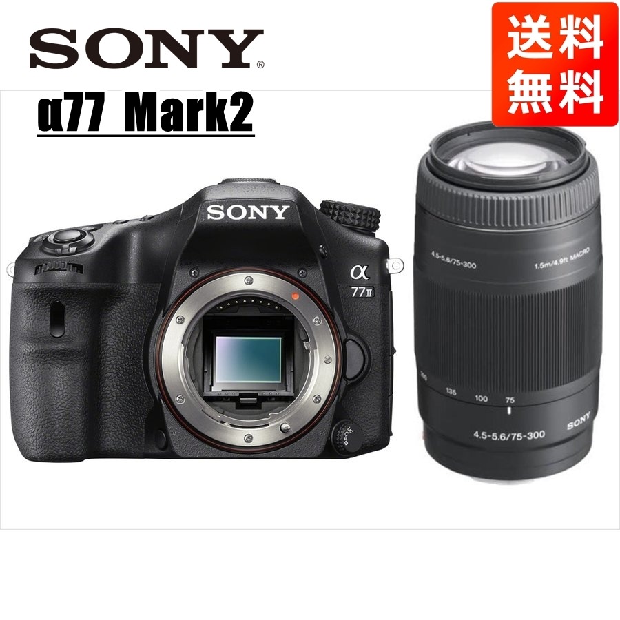 α77 Mark2 75-300mm 望遠 レンズセット デジタル一眼レフ カメラ 中古