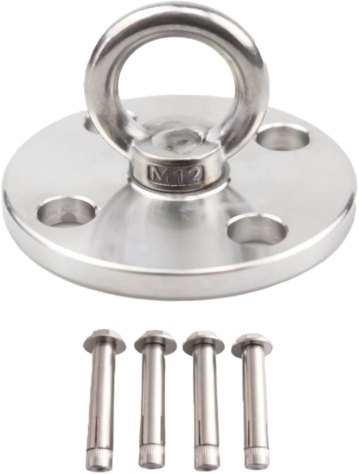 天井 フック 吊り下げ ハンモック ブランコ サスペンショントレーニング ステンレスフック ネジ留め(シルバー) 5,245円