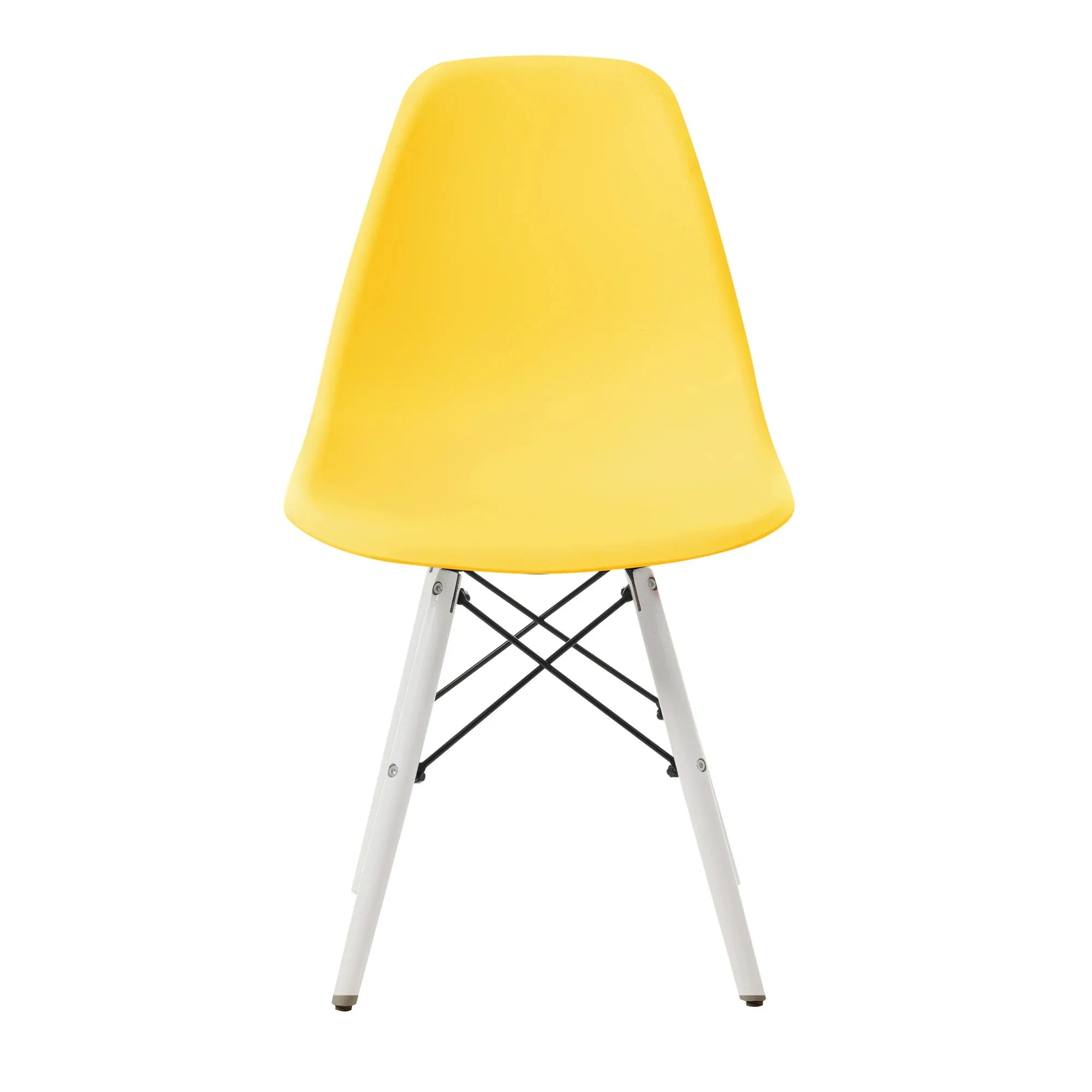 イームズチェア リプロダクト ダイニングチェア ダイニングチェアー イームズチェア DSW eames イームズ チェアー DSW イームズ椅子 チェア イームズチェアーG 【イエロー座面