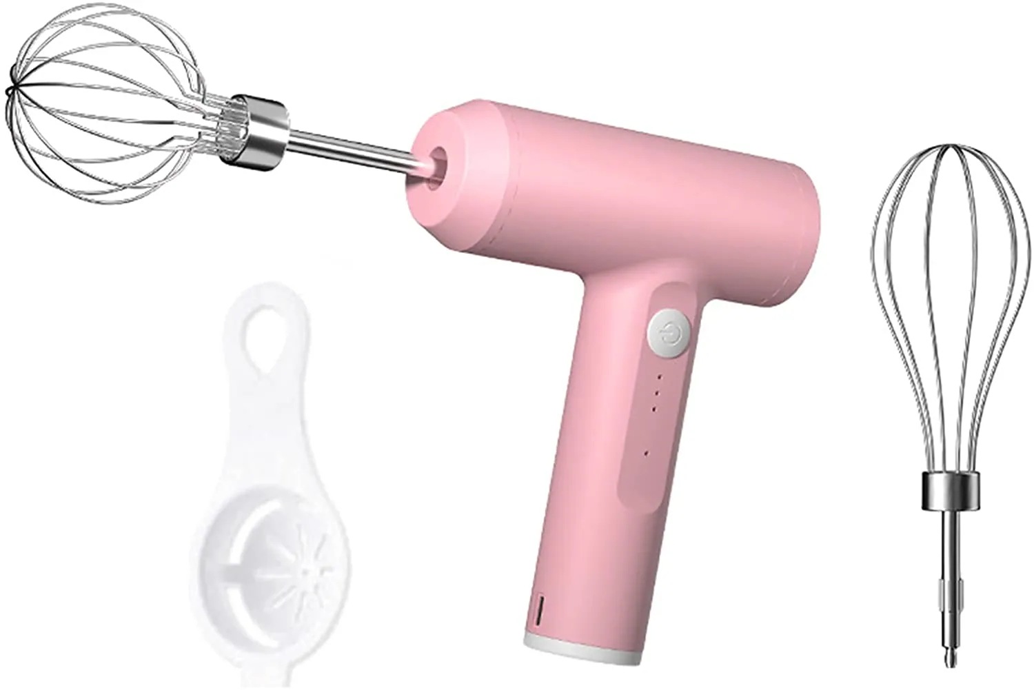 再入荷なし！数量限定電気的に卵を割る器は2つの鋼線を持って卵を割る器を持っています3速立式ワイヤレスハンドミキサーは卵分離器を持っています