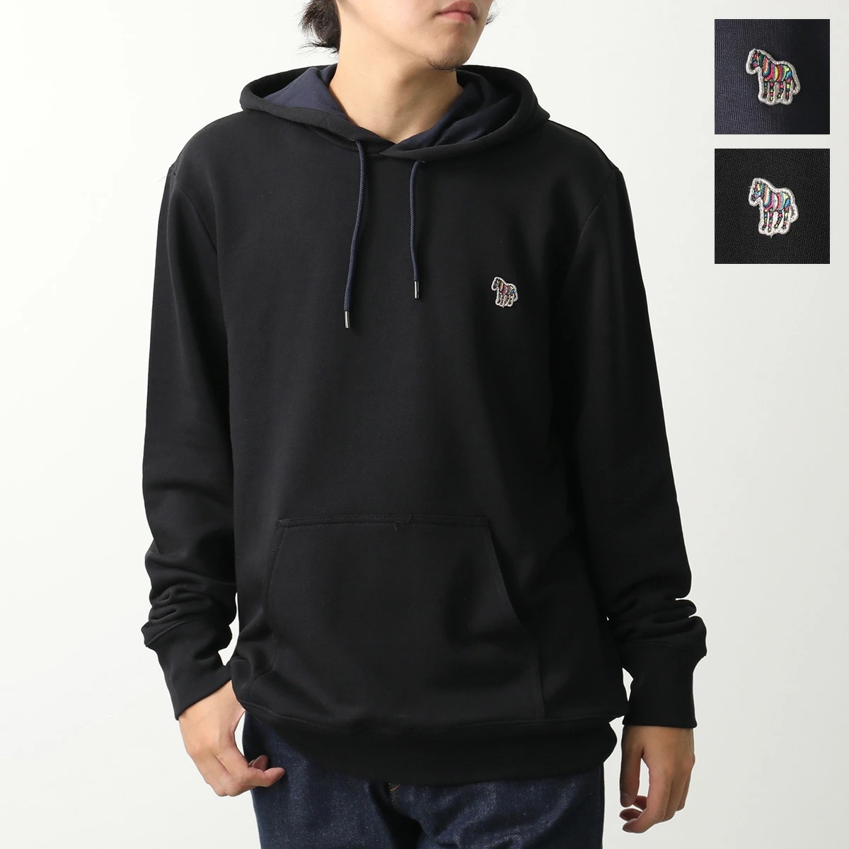Paul Smith ポールスミス パーカー REG FIT HOODY ZEBRA M2R-284S-KZEBRA メンズ スウェット プルオーバー フーディー ゼブラ 長袖 カラー2色