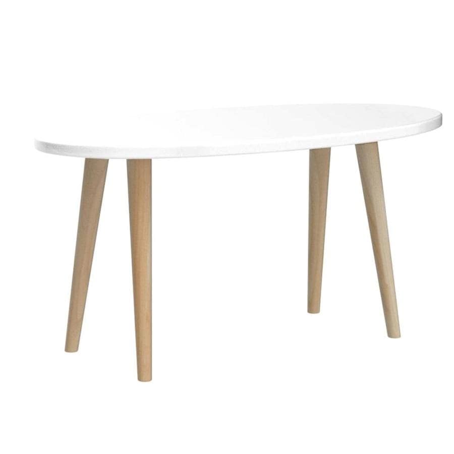 ローテーブル センターテーブル コーヒーテーブル リビング テーブル テーブル 脚カバー付き 楕円形 おしゃれ シンプル ナチュラル 木製 無垢材 傷汚れ