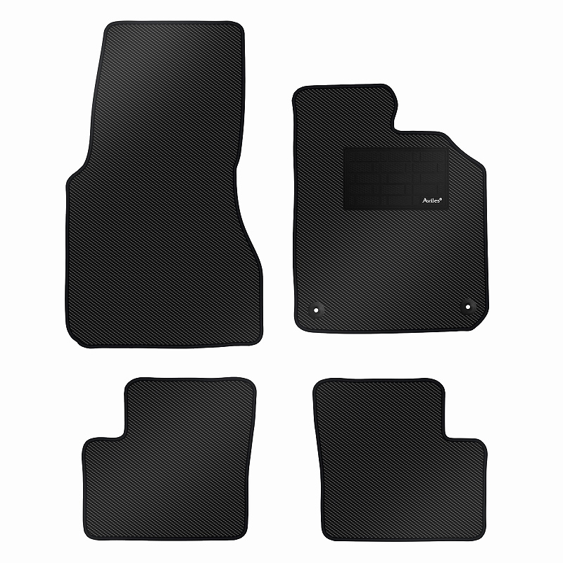 [防水マット]スマート フォーフォー W453 フロアマット [カーボン柄]