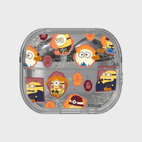 ミニオンズハロウィンパンプキンクリアケース for Galaxy Buds3 Pro
