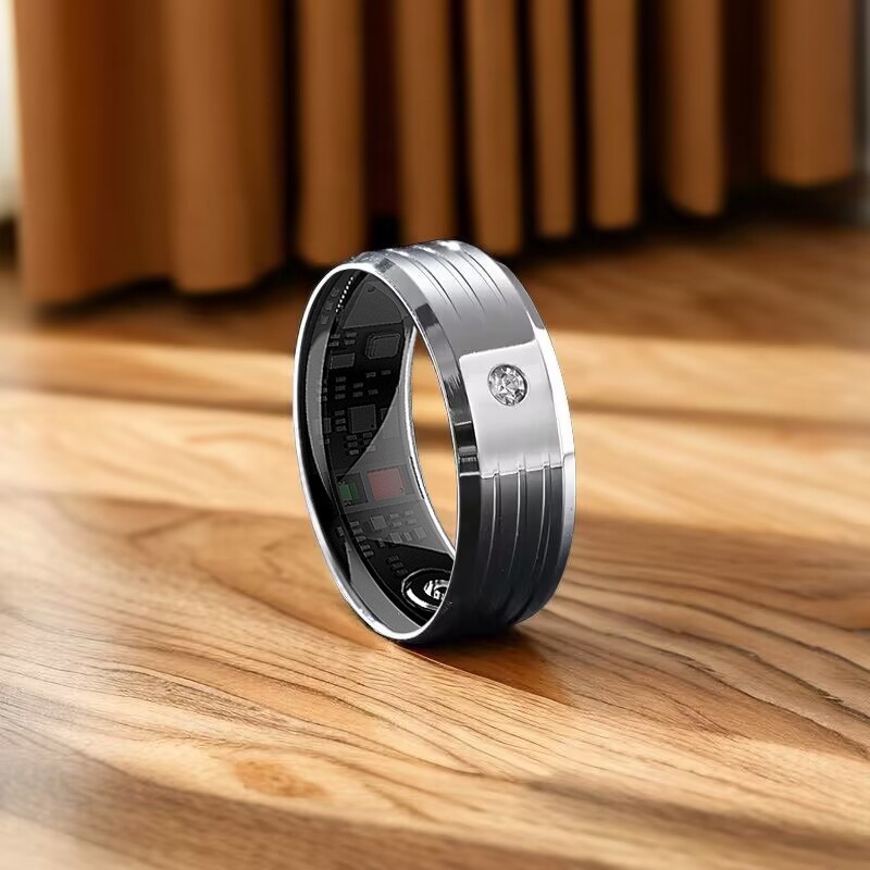 スマート指輪 スマートリング 健康管理 活動量計 心拍数測定 歩数計 睡眠記録 運動記録 血中酸素 リング健康監視スマートリング 防水レベル24時間血圧・心拍数監視 スマートリング 指先サイズ 5,509円