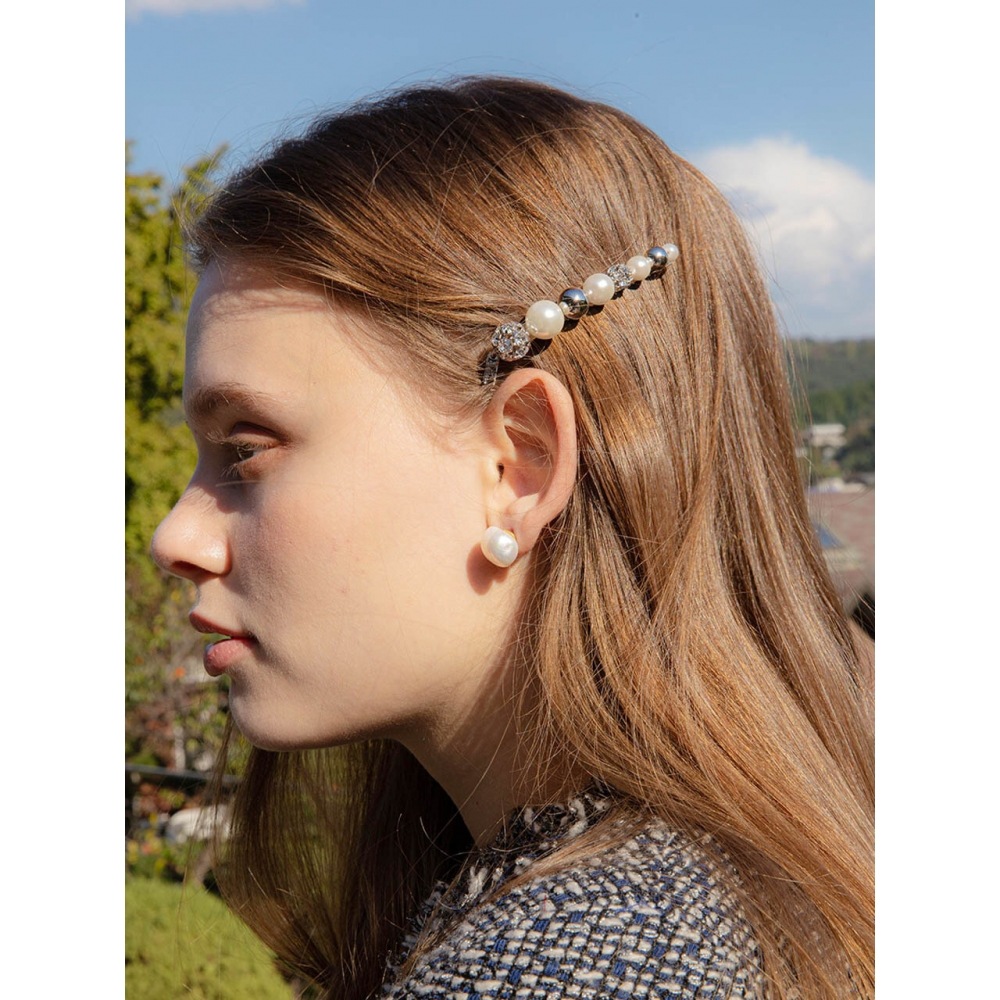 Jean Paul Clarisse クリスタルパール自動ピン LFAC0185