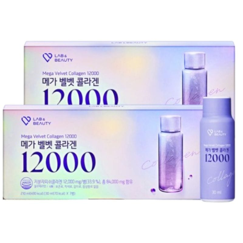 [LAB&BEAUTY]ラップアンドビューティー メガベルベットコラーゲン 液状12000/30mlx7個入