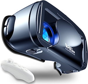 VRヘッドセット3Dバーチャルリアリティヘッドセット2K HD画質/ゲームや映画用のアンチブルーライトバーチャルリアリティヘッドセットAndroid / iOS電話と互換性のあるVRヘッドセット