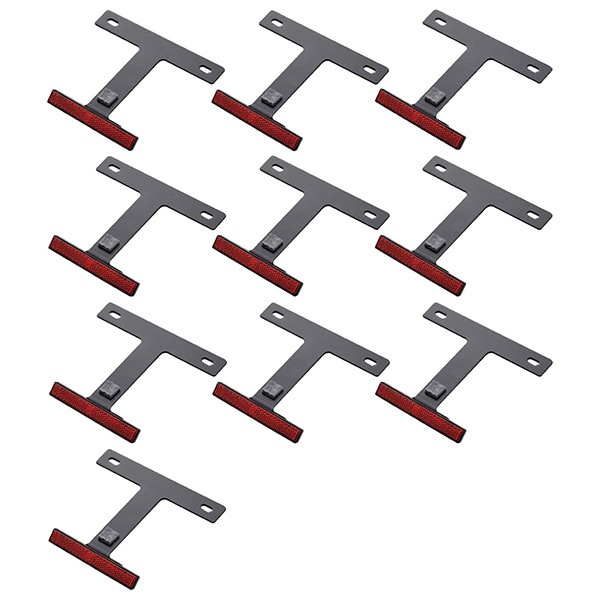 D63256 [アルミスリムリフレキット 業務10個 ブラック]