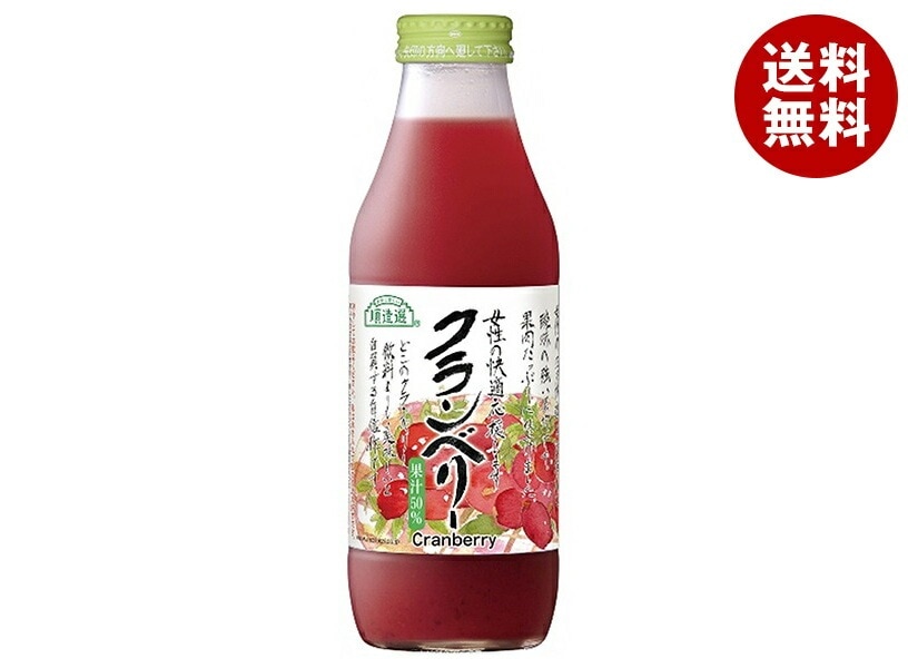マルカイ 順造選 クランベリー 500ml瓶×12本入