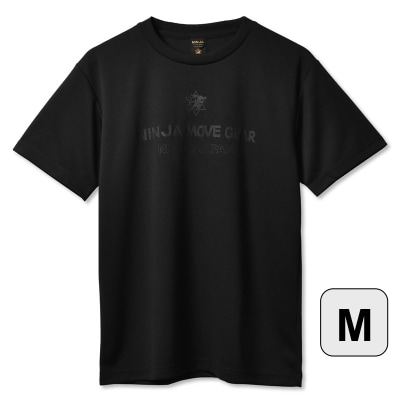 パワーアップ シャツ(黒・M) リライブシャツ＋アルファの身体能力向上Tシャツ レディース・メンズ兼用