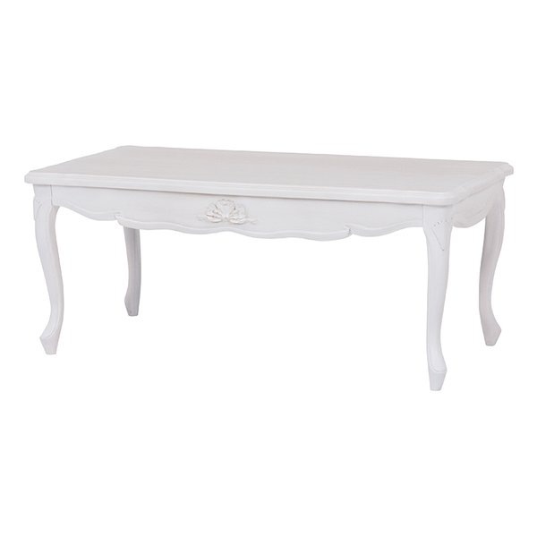 ハンプトン センターテーブル 猫足 おしゃれ ホワイト 白 幅100×奥行50×高さ42cm