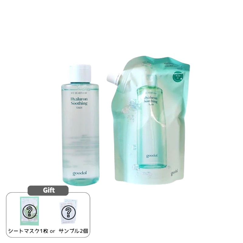 グダール ドクダール ヒアルロン スージング トナー 350ml + 詰め替え 350ml