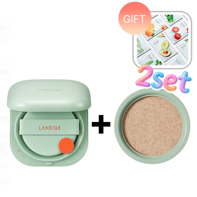 ネオクッション マット 本品 15g + リフィル 15g. クッションファンデ. マット仕上げ. 化粧下地. メイクアップベース. 韓国コスメ. ツヤ肌. ナチュラルメイク. 保湿ケア. 敏感肌用