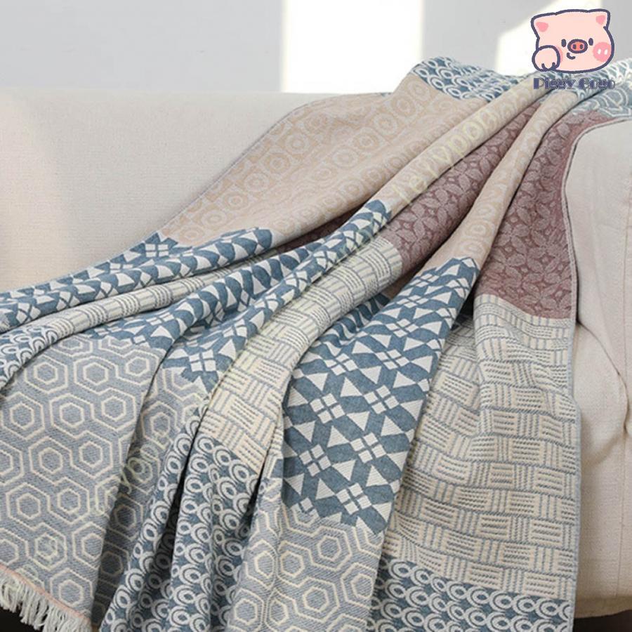 タオルケット ガーゼ タオルケット 柄 北欧 シングル ブランケット タオルケット 大判 6重織り 毛布 暖かい 綿100% お昼寝ガーゼケット 旅行用ブランケット 6,066円