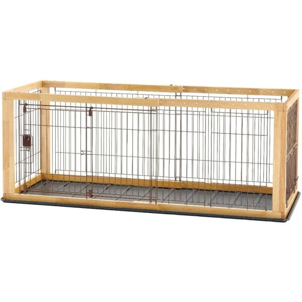 木製スライドペットサークルレギュラー ナチュラル