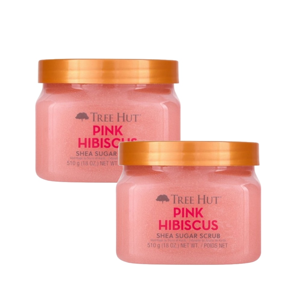 シアシュガー スクラブ ピンク ハイビスカスの香り 510g 2個