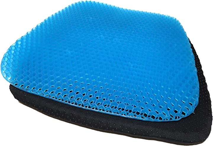 relaxheal ゲルクッション 椅子 お尻が痛くならない ジェルクッション 車 座布団 特大 40x45cm(1枚販売, 40x45x3.5cm)