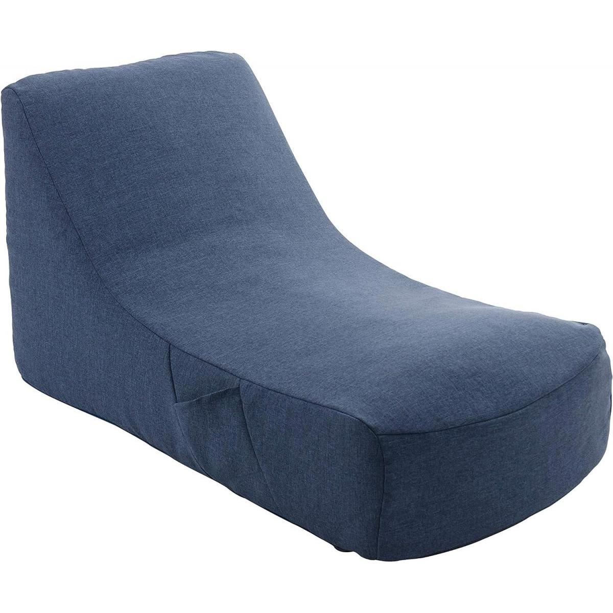 【I】セルタン(CELLUTANE) 和楽のため息 リラックス座椅子 インディゴブルー　収納ポケット付 カバーが洗える A911a【受注生産品】